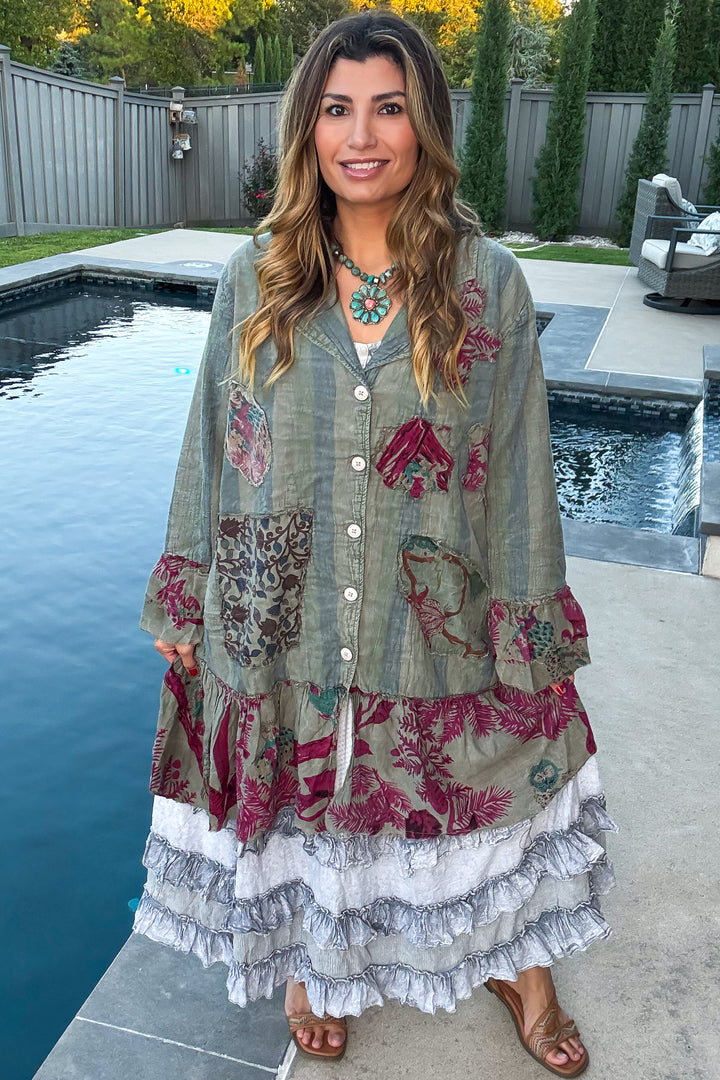 Pale Rosewood Duster - 100% Cotton
