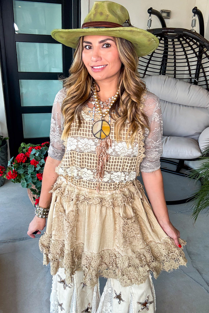 Tattered Treasure Tunic - 100% Cotton