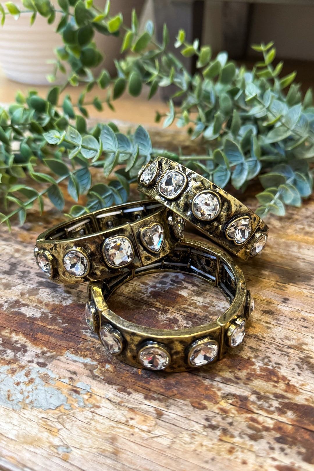 Bronze Golden Stretch Bracelet - Gold (EACH SOLD SEPARATELY)