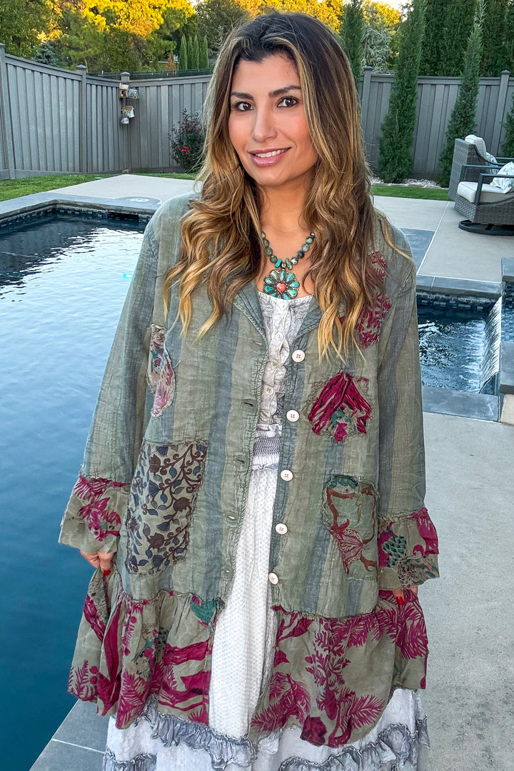 Pale Rosewood Duster - 100% Cotton