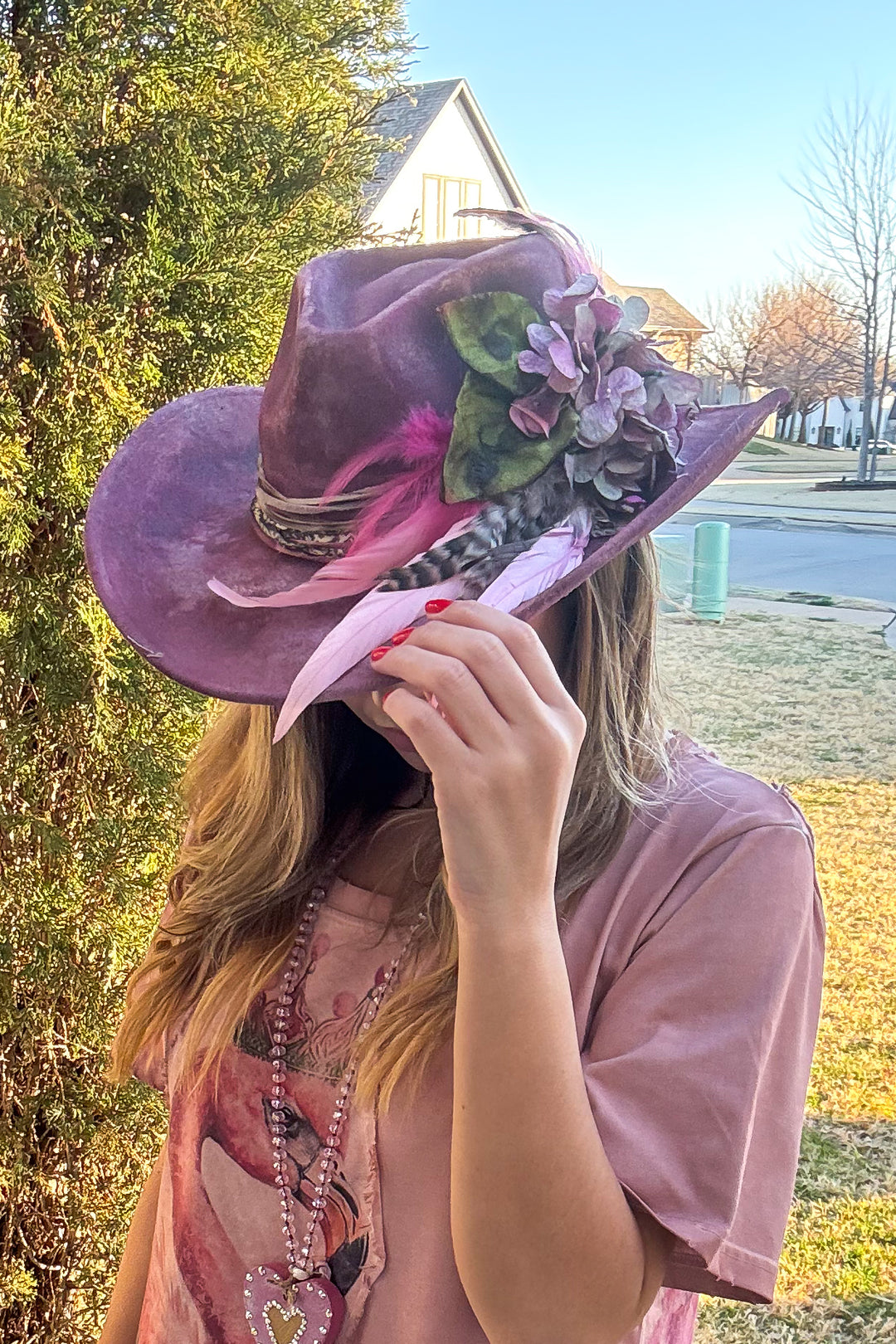 Flamingo Heirloom Pink Maxi Dress - 100% Cotton