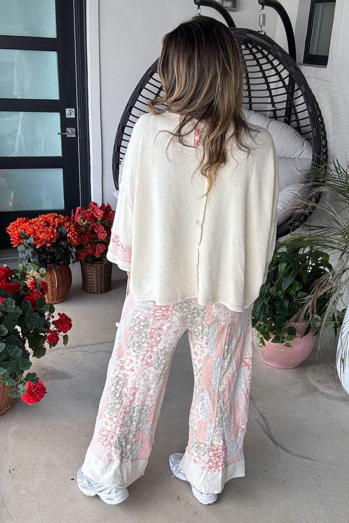 Whimsical Charm Pants - Natural - 100% Cotton