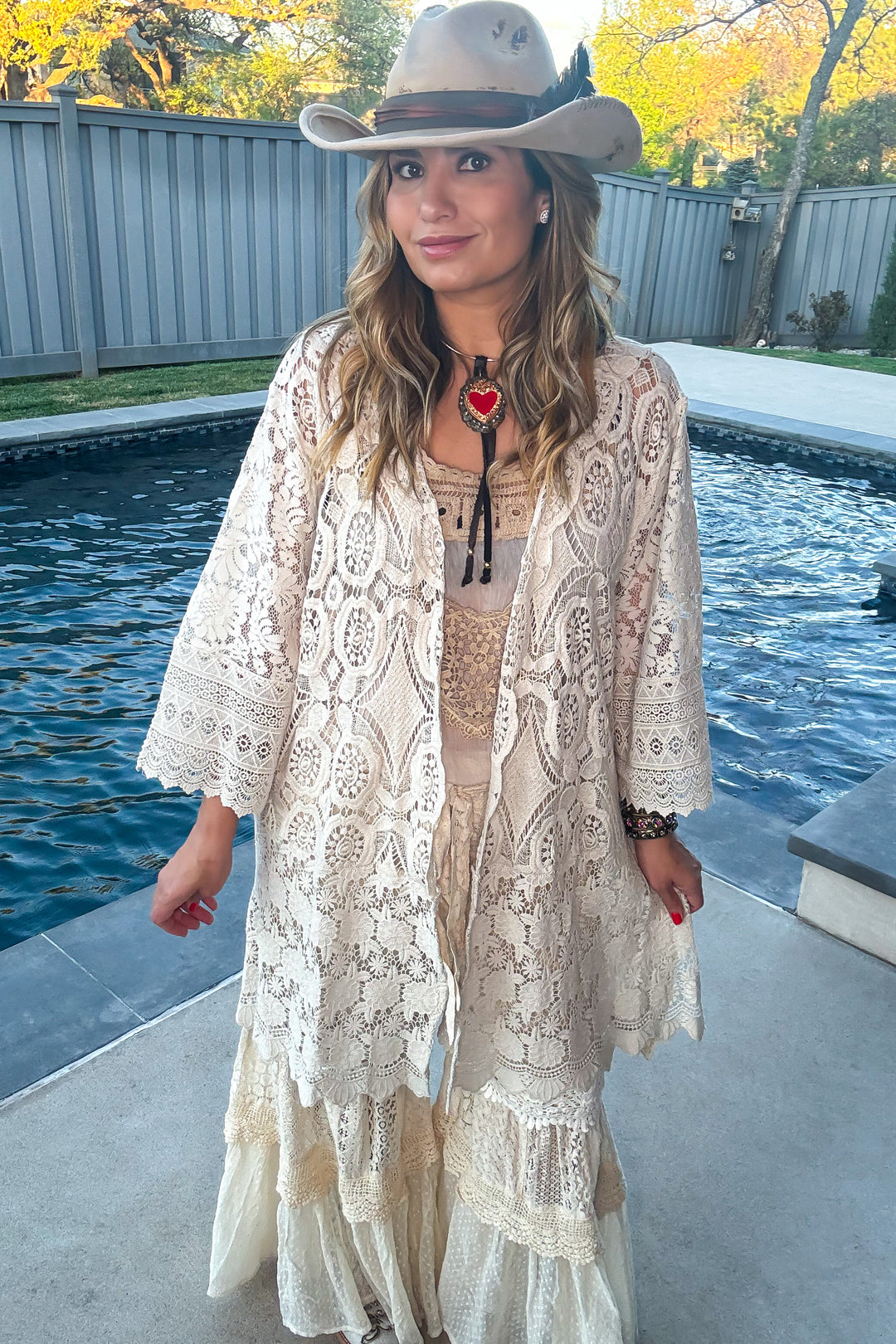 PRE ORDER: Timeless Grace Lace Duster - 100% COTTON - MADE IN USA