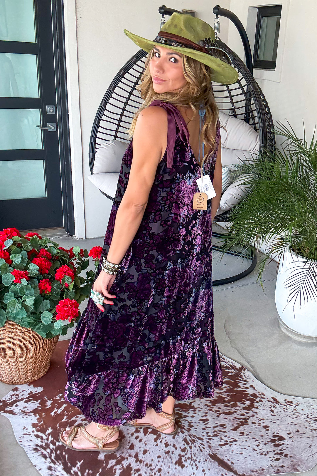 Evening Orchid Dress - Plum