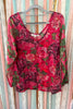 Cowgirl and Roses Mesh Top