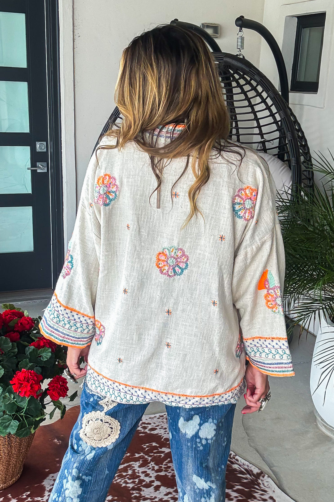 Stardust Reverie Jacket - 100% Cotton - Natural