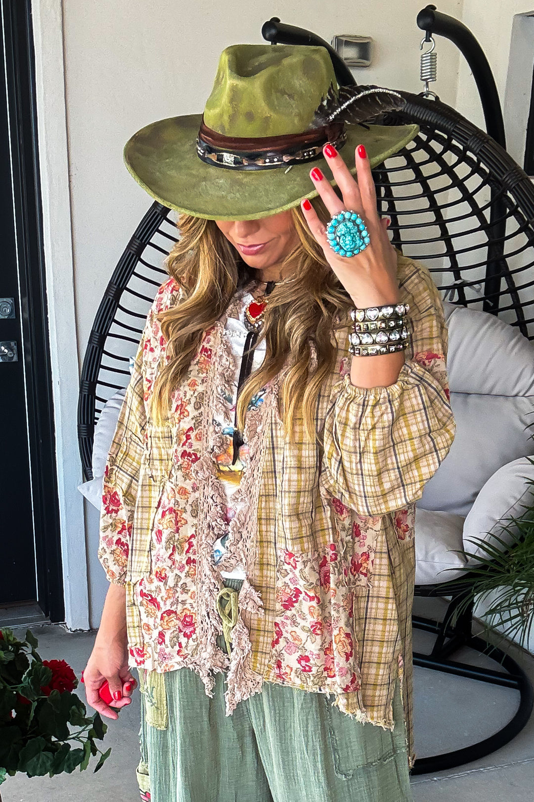 Wildflower Fountain Jacket - 100% Cotton
