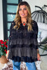 PRE ORDER: Gypsy Breeze Sheer Oversized Top - Black
