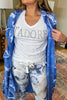 Full Of Energy Dress/Duster - Made In Italy - 100% Linen - Size (4 to 14)