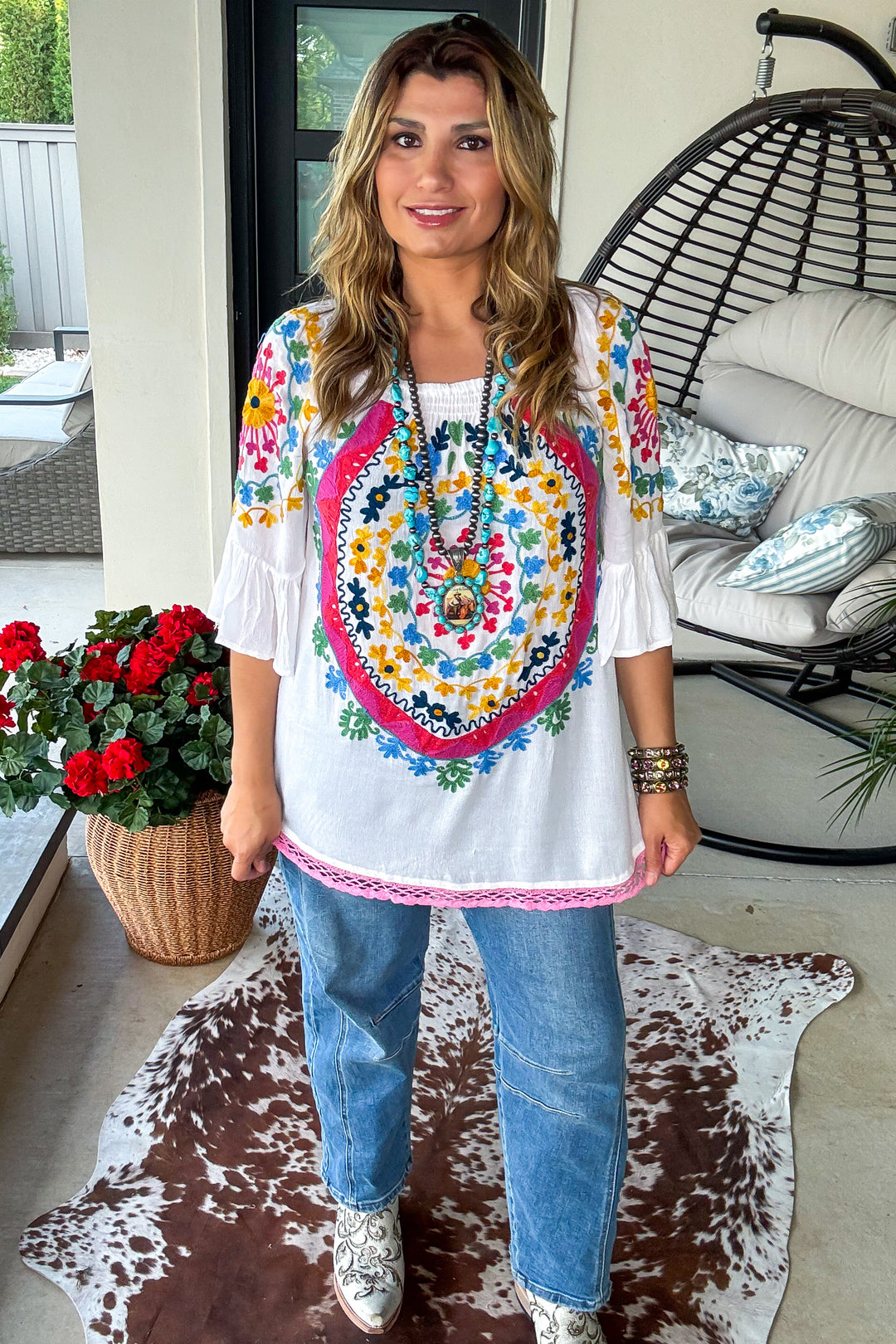 AHB EXCLUSIVE: Sweet Talker Tunic - White
