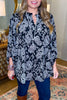 Always Included Top - Black Ivory . - SALE