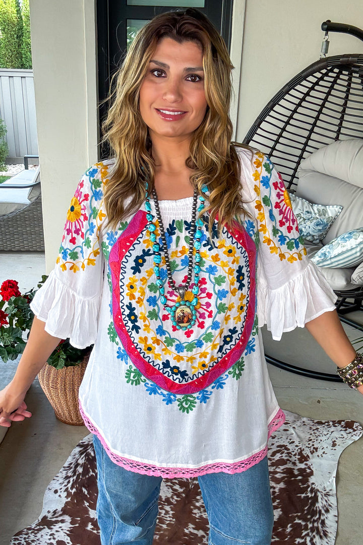 AHB EXCLUSIVE: Sweet Talker Tunic - White