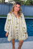 Cobble Stone Mornings Dress - Green