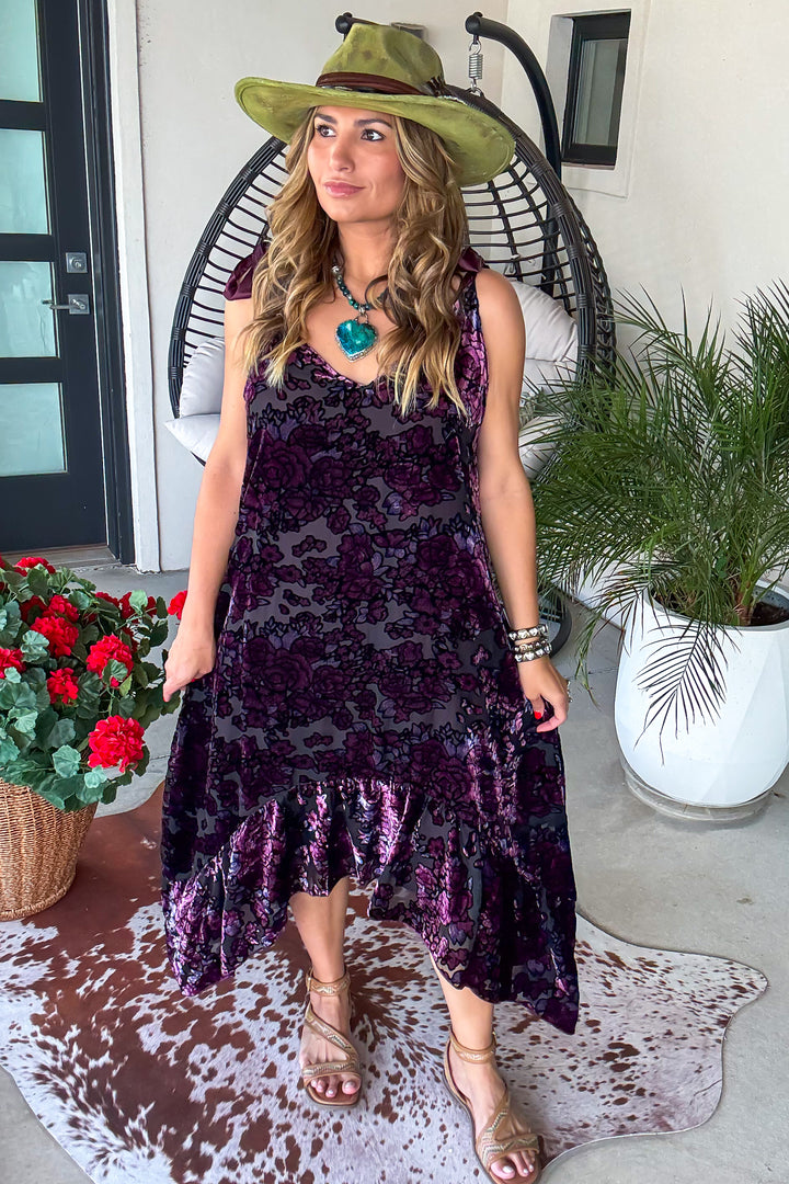 Evening Orchid Dress - Plum