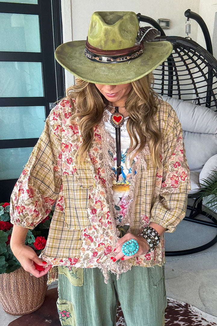 Wildflower Fountain Jacket - 100% Cotton