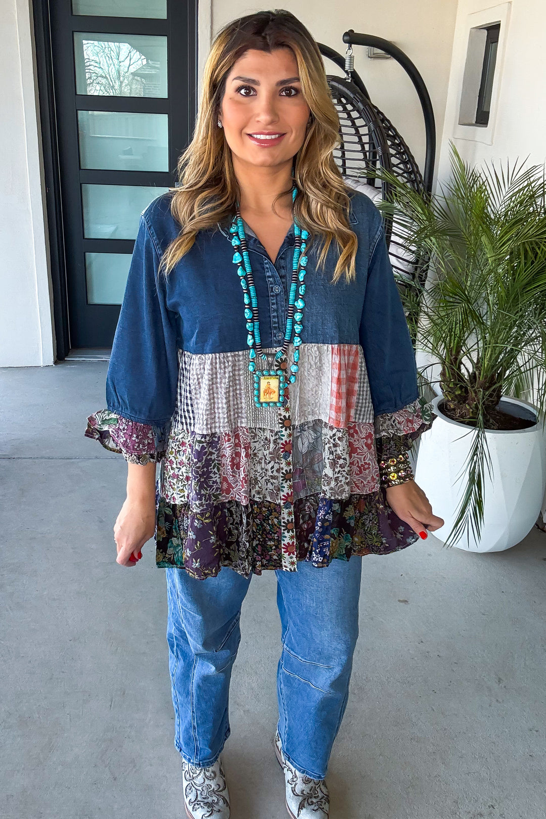 Just My Style Tunic -  Vintage - 100% Cotton