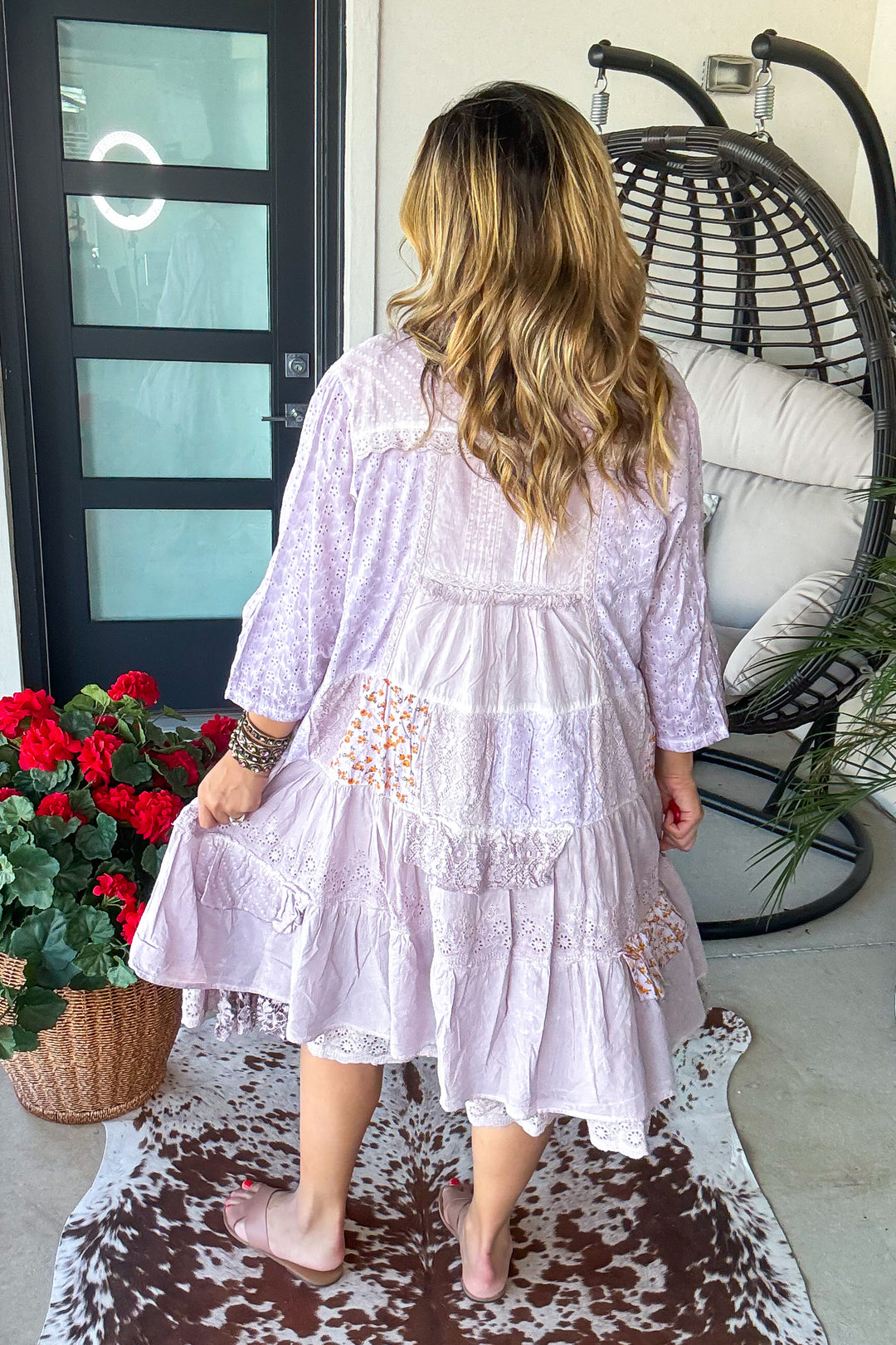 Endless Options Duster/Dress - 100% Cotton - Lilac