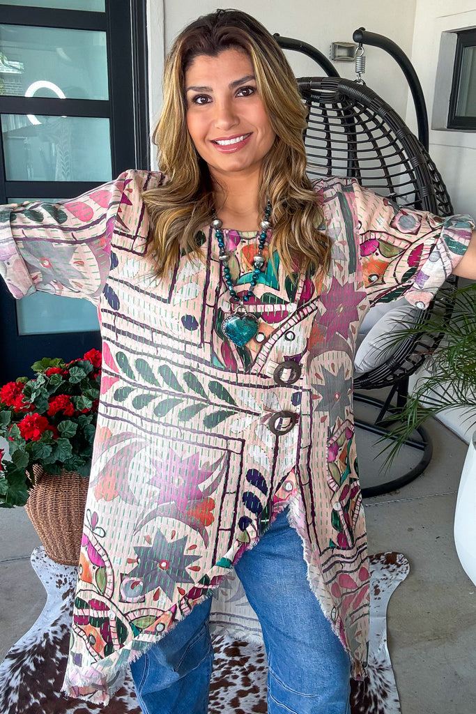 Love is Alive Tunic - 100% Cotton