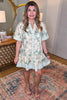 Spring Forward Dress - 100% Cotton - Sage