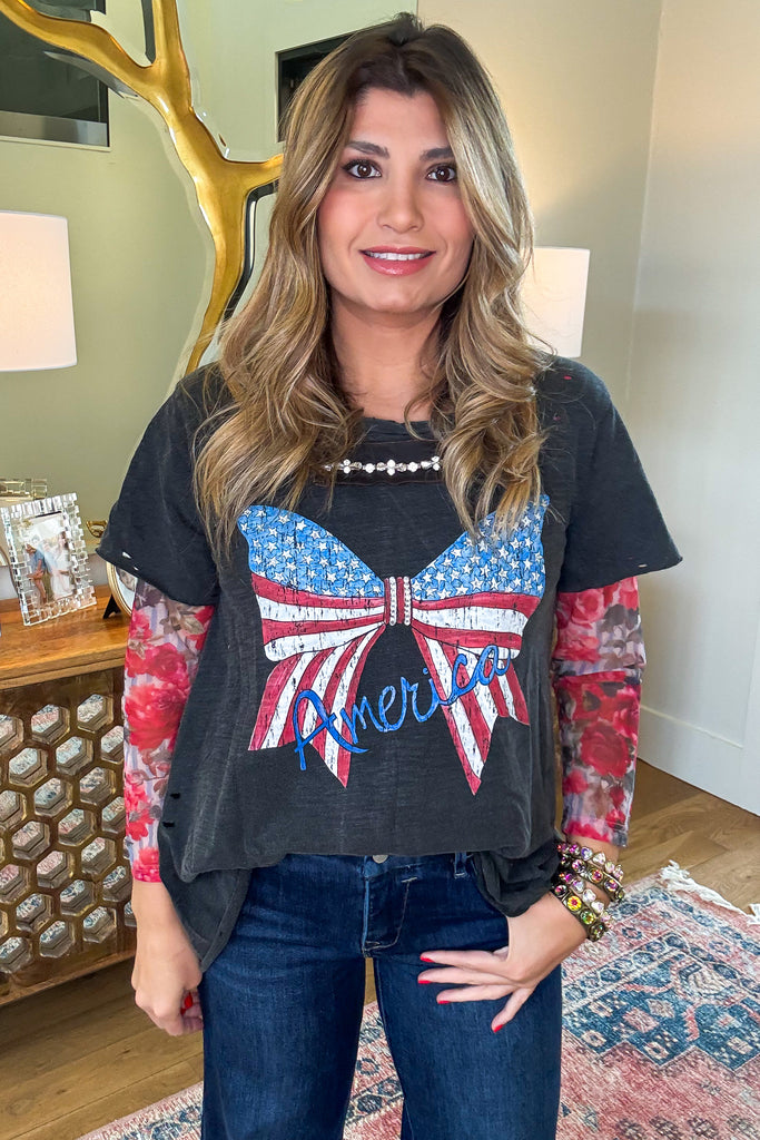 Proud to be an American Tee - 100% Cotton - Made in USA