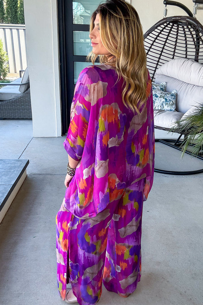 PRE ORDER: A Rush Of Radiance Silk Stretch Top – Made in Italy