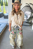 Painted Rose Patchwork Boho Pants