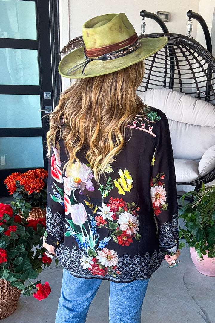 Meadow Dreaming Top - Black