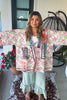 Mosaic Skies Oversized Jacket - 100% Cotton - Yellow/Multi