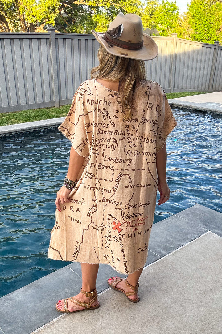 Geronimo Linen Feeling Dress/Tunic - 100% Cotton
