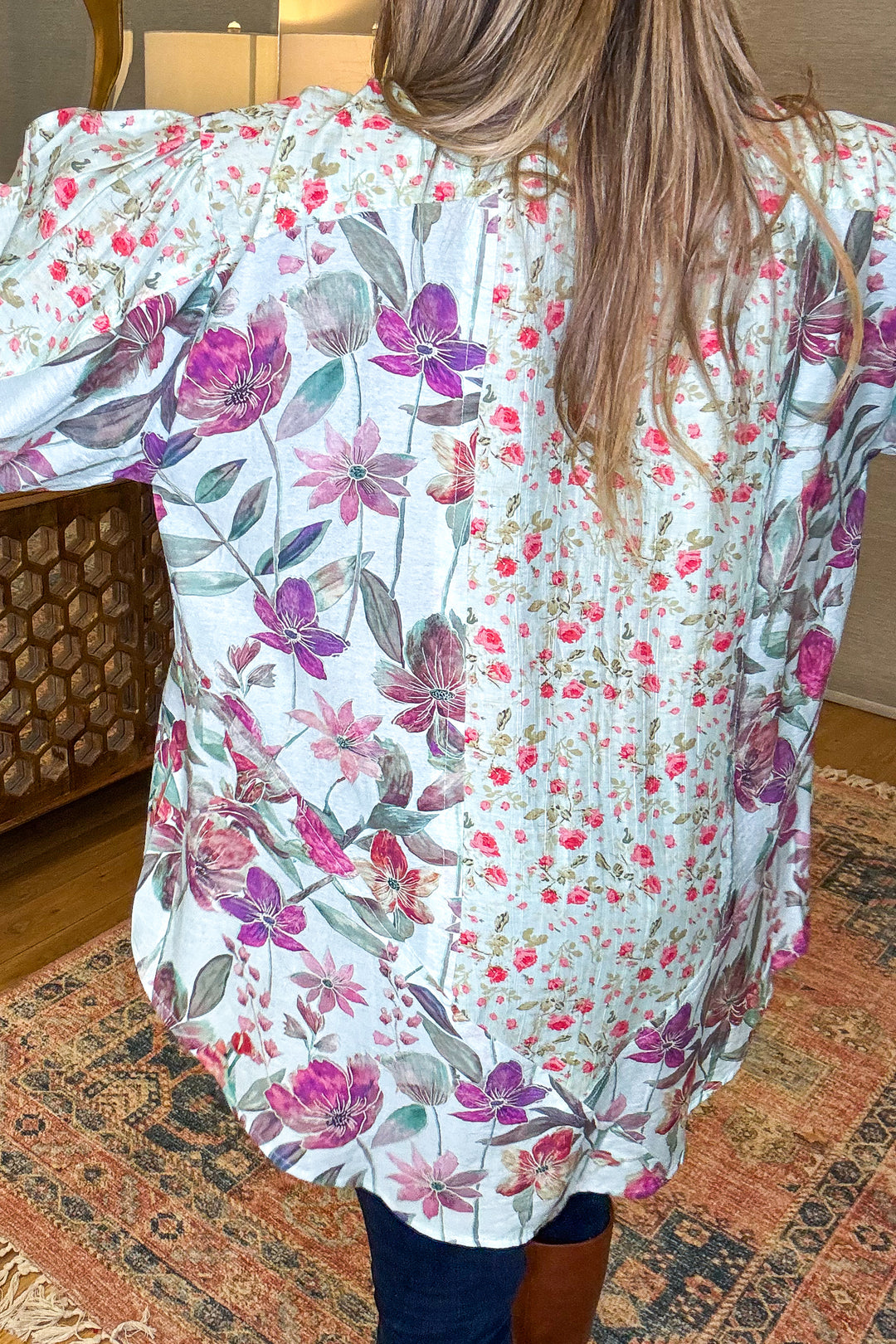 Wildflower Walks Tunic - Mint