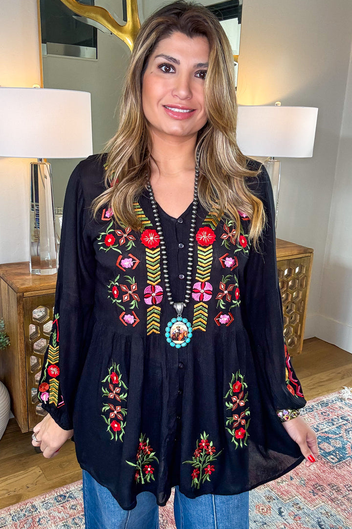 AHB EXCLUSIVE: Give Love Tunic - Black