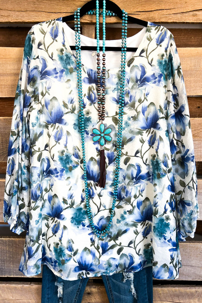 Color of Spring Blouse - Blue - SALE