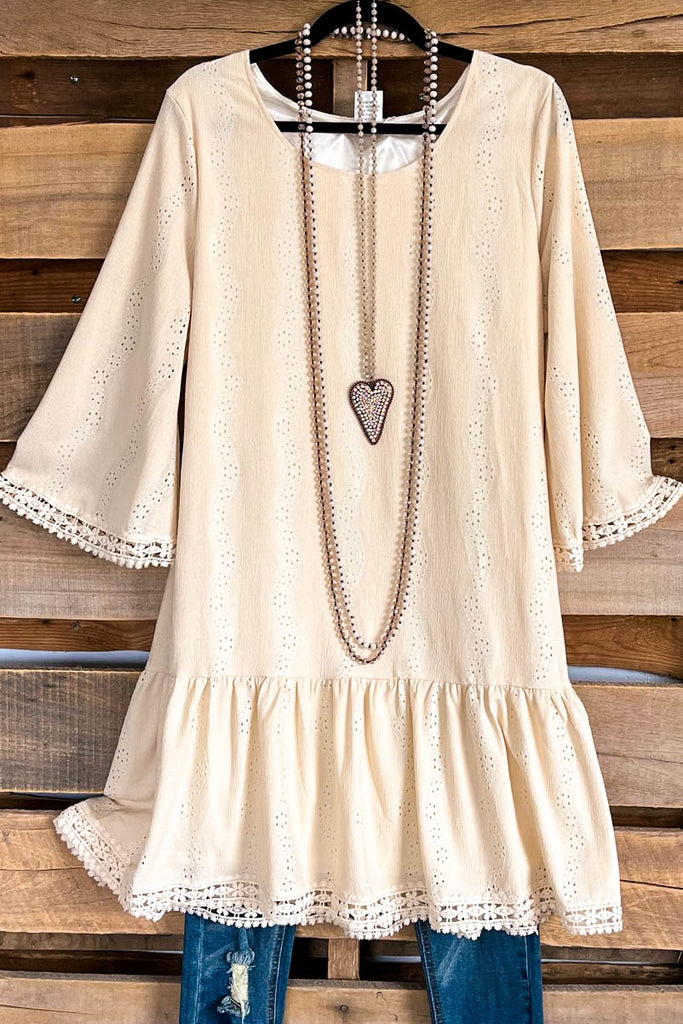 Legends Of Romance Dress - Beige