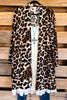 Wild Arrangement Cardigan - Brown/Black - Leopard - SALE