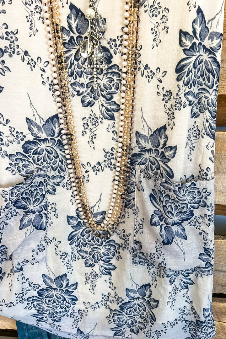 Take A Tour Dress/Tunic - Beige
