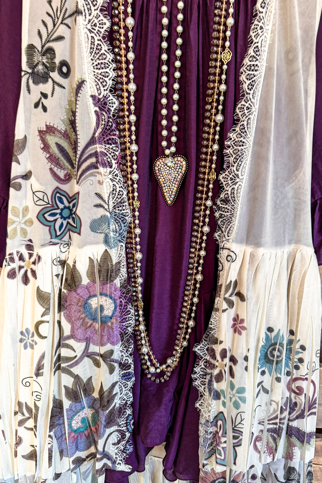 AHB EXCLUSIVE: Perceived As Precious Cardigan - BG/Embro Fl