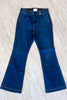 2Button Trouser With Elastic Waist - Dark Denim - TUMMY CONTROL