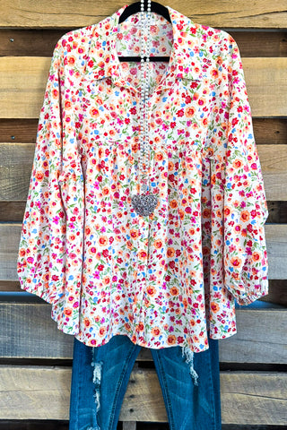 All I Ask Tunic/Dress - Multi-Beige