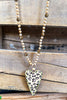 Wild At Heart Necklace - Brown