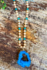 To The Moon Stone Necklace - Turquoise