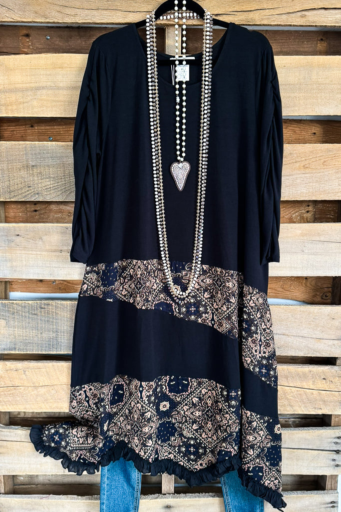 Here For You Maxi Dress - Black - SALE