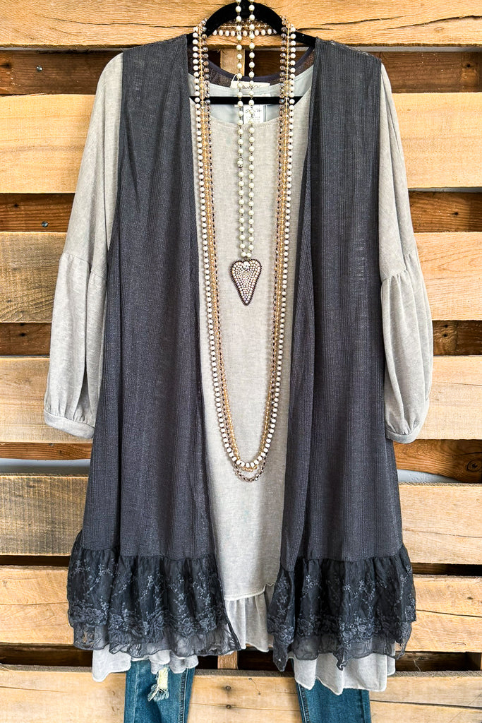 AHB EXCLUSIVE: Willow Delight Vest - Dark Gray