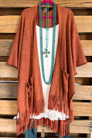 Boho Vibes Oversized Kimono - Blue