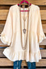 Contemporary Romance Tunic - Beige - SALE