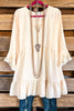 Contemporary Romance Tunic - Beige - SALE