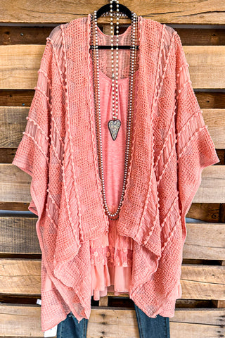 Cozy Up Kimono - Gray