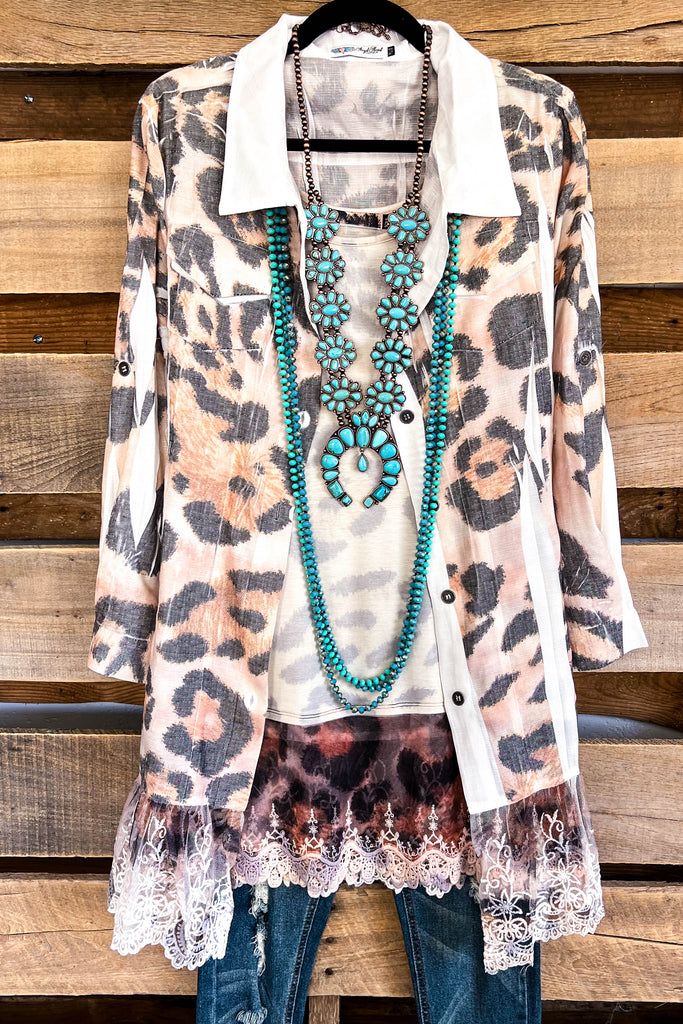 AHB EXCLUSIVE: Mindfulness Harmony Top -Leopard