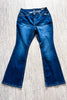 Sustainable High-Rise Bootcut Jean - Dark Wash - TUMMY CONTROL