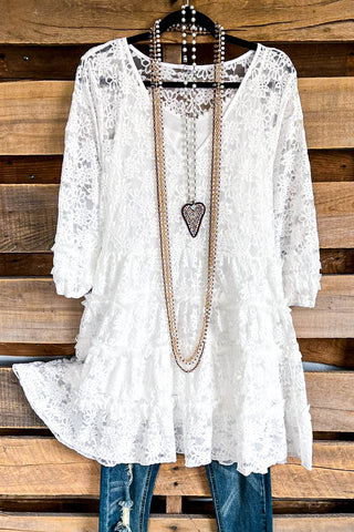 Lost In You Tunic - Grey