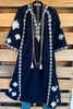 AHB EXCLUISVE: Yours Truly Midi Dress - Navy - 100% Cotton